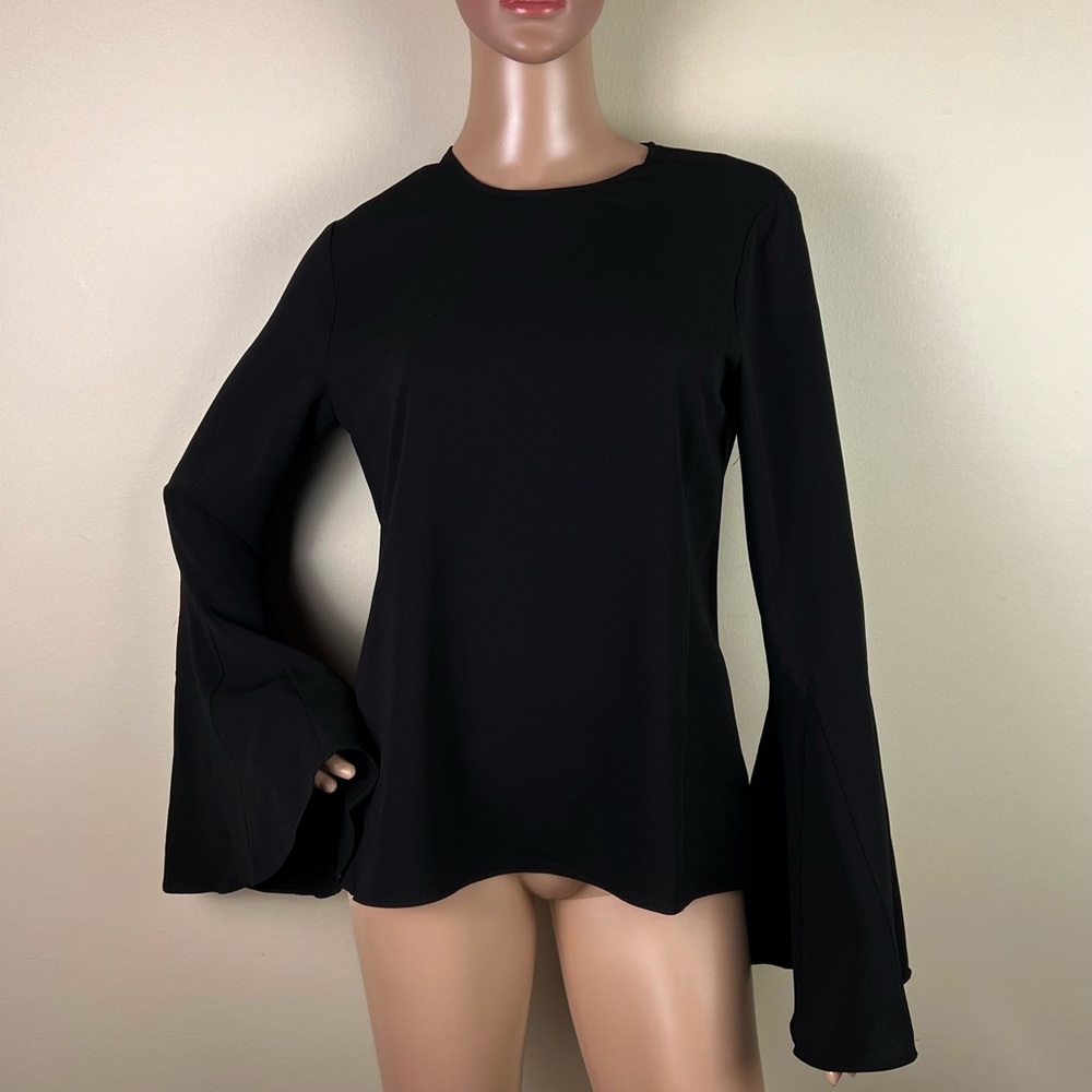 NEW FRAME BLACK LONG SLEEVE TOP - Picture 2 of 10